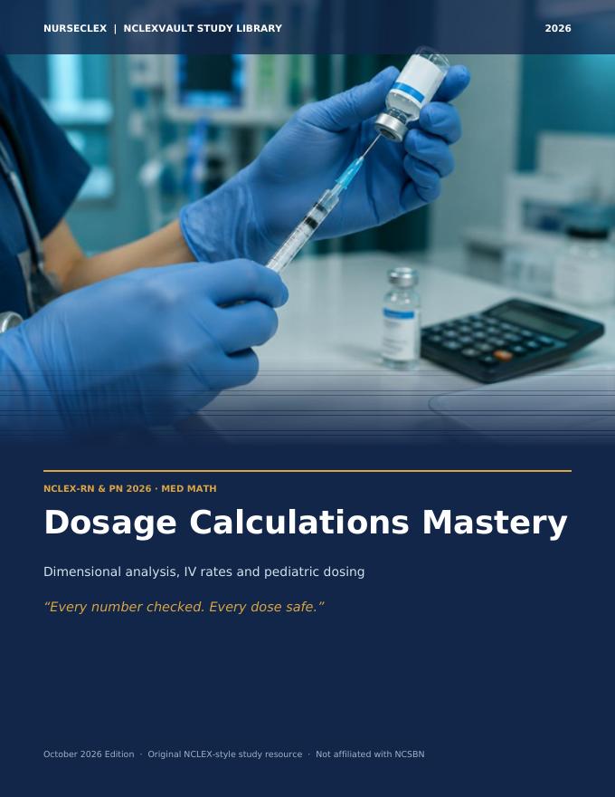 dosage calculations cover
